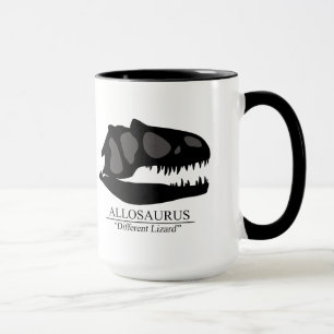 Caneca Allosaurus Skull