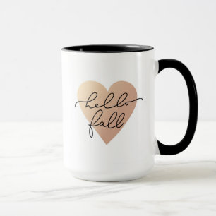 Caneca Alô, Fall Love Heart