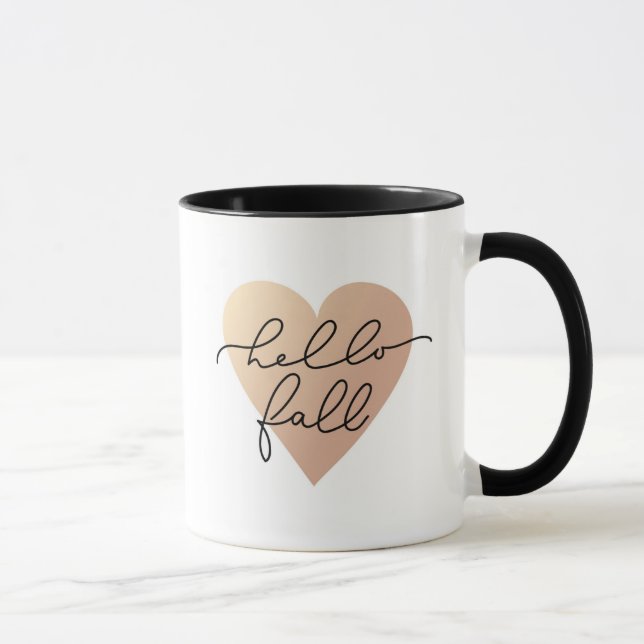 Caneca Alô, Fall Love Heart (Direita)