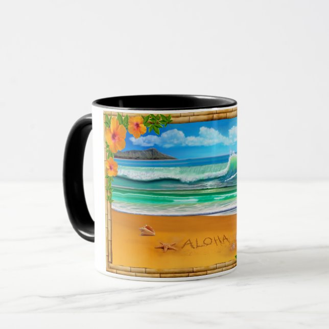 Caneca Aloha Havaí (Frente Esquerda)