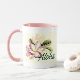 Caneca Aloha Plumeria