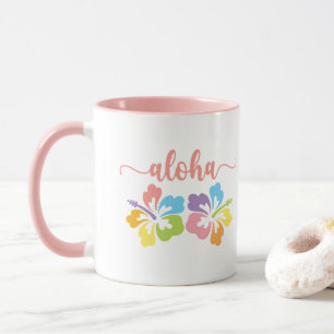 Caneca Aloha Summer Pastel