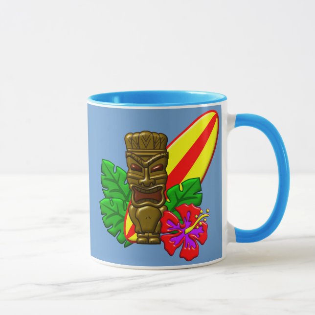 Caneca Aloha surfista de Havaí (Direita)