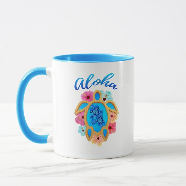 Caneca Aloha Tropical Honu Turtle (Esquerda)