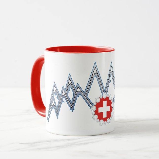 Caneca Alpes Suíços (Frente Esquerda)