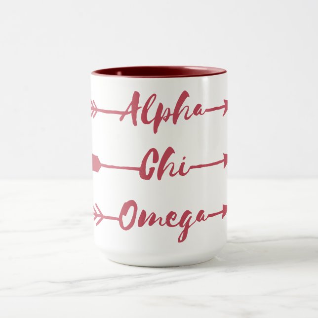 Caneca Alpha Chi Omega | Flechas (Centro)