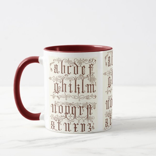 Caneca Alphabet Mug (Esquerda)