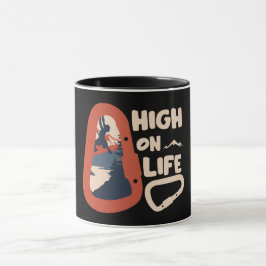 Caneca Alpinismo Montanhismo Altamente na Vida