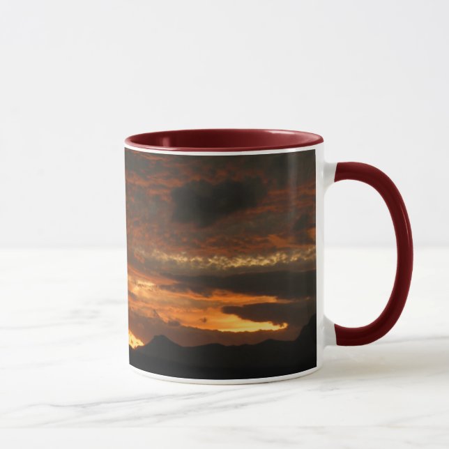 Caneca alta #2 do por do sol do deserto (Direita)