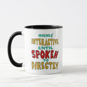 Caneca Altamente Interativo Até Ser Falado Diretamente En