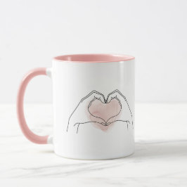 Caneca Always You Minimalist Line Art Valentine Mug