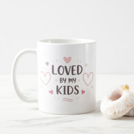 Caneca Amada Por Meus Filhos | Xícara de Café Cora