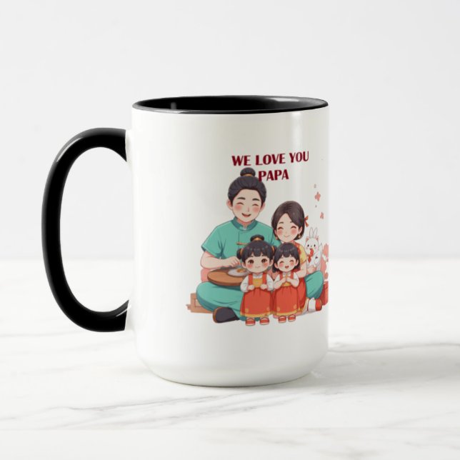 CANECA AMAMOS-TE PAPA (Esquerda)
