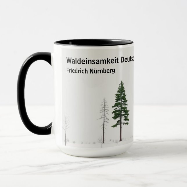 Caneca Amante da Natureza Waldeinsamkeit Personalizado (Esquerda)