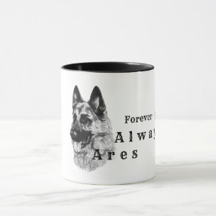 Caneca Amante de Animais de Estimação com Nome Personaliz