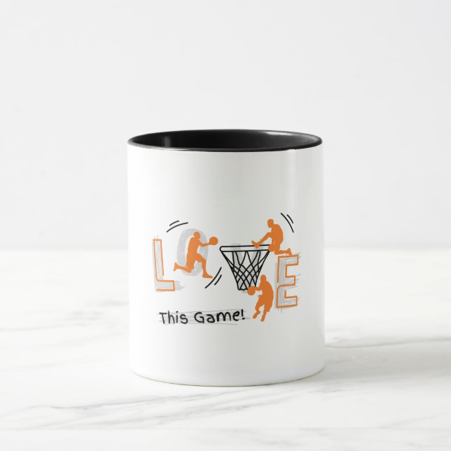 Caneca Amante de Basquetebol (Centro)