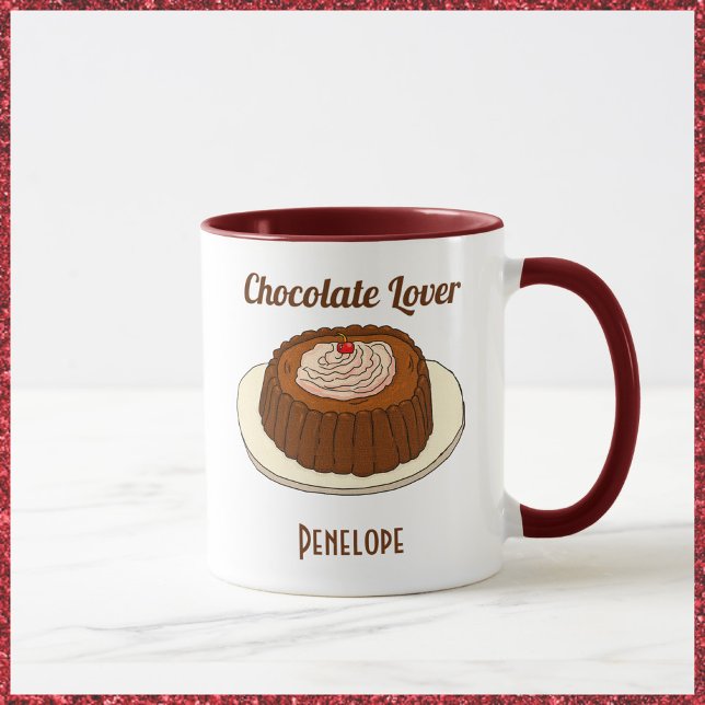 Caneca Amante de Chocolate Bastante (Criador carregado)