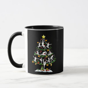 Caneca Amante de Dança de Ballet Iluminação de Natal Ball