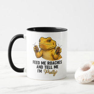 Caneca Amante de Dragão Barbudo Engraçado Proprietário de