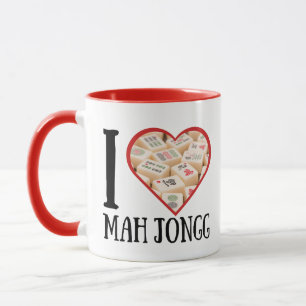 Caneca Amante de Mah Jongg