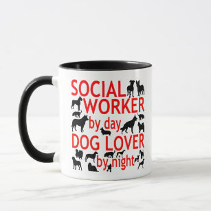 Caneca Amante do cão do assistente social