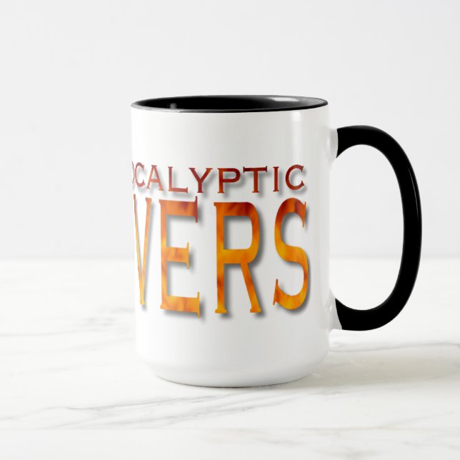 Caneca Amantes apocalípticos - ateie fogo ao (Direita)