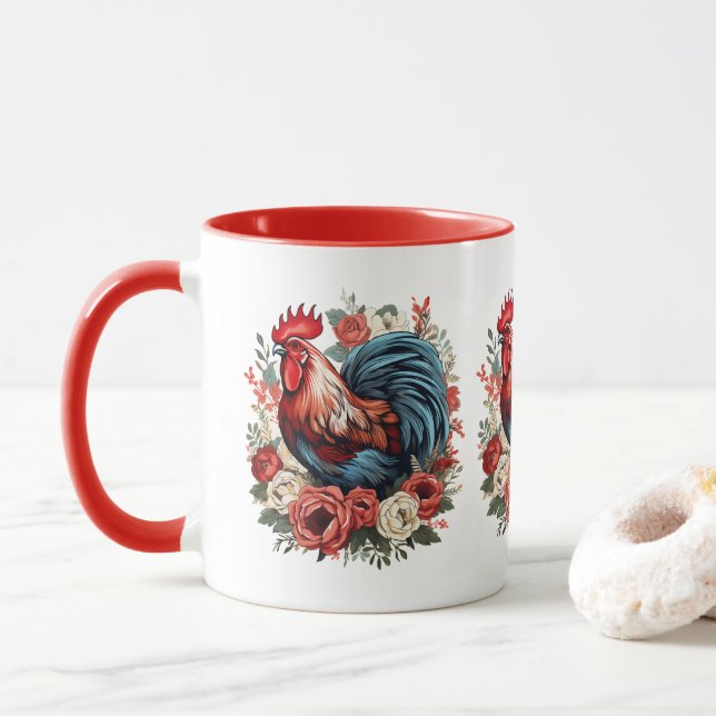 Caneca Amantes de frango do País Cinto (Com Donut)