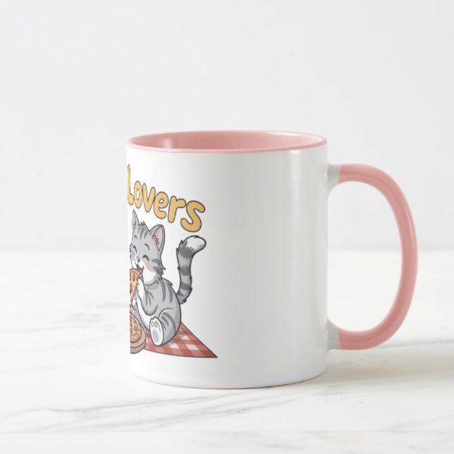 Caneca Amantes de pizza (Direita)