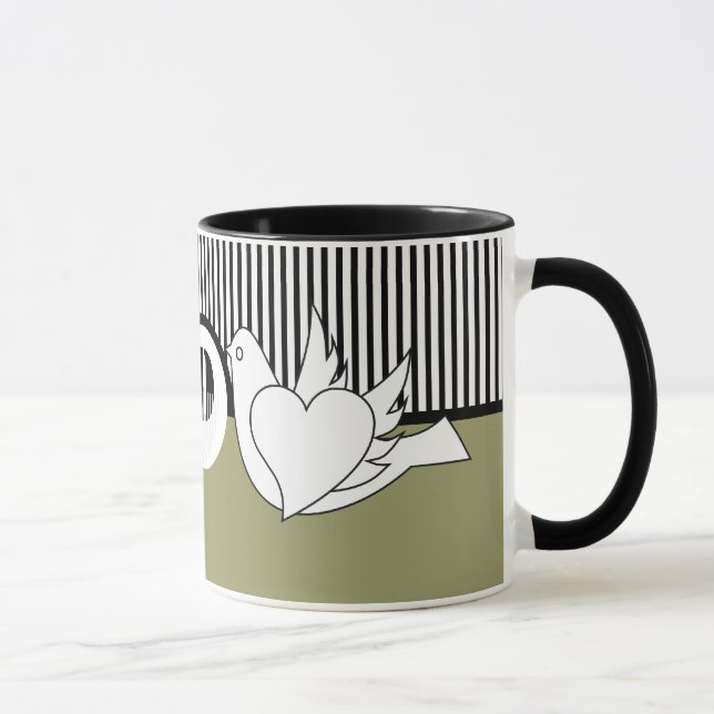 Caneca Amar Doves Casando Mugs (Direita)