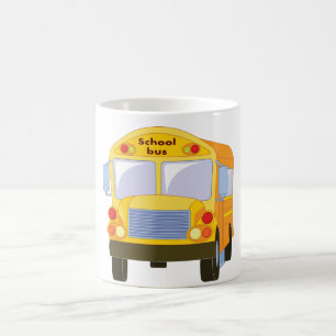 Caneca amarela do auto escolar