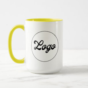 Caneca Amarela Personalizada com Logotipo Combo