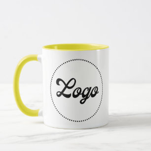 Caneca Amarela Personalizada com Logotipo Combo