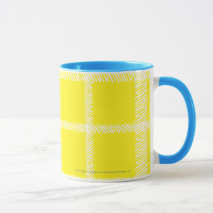 Caneca Amarelo da xadrez