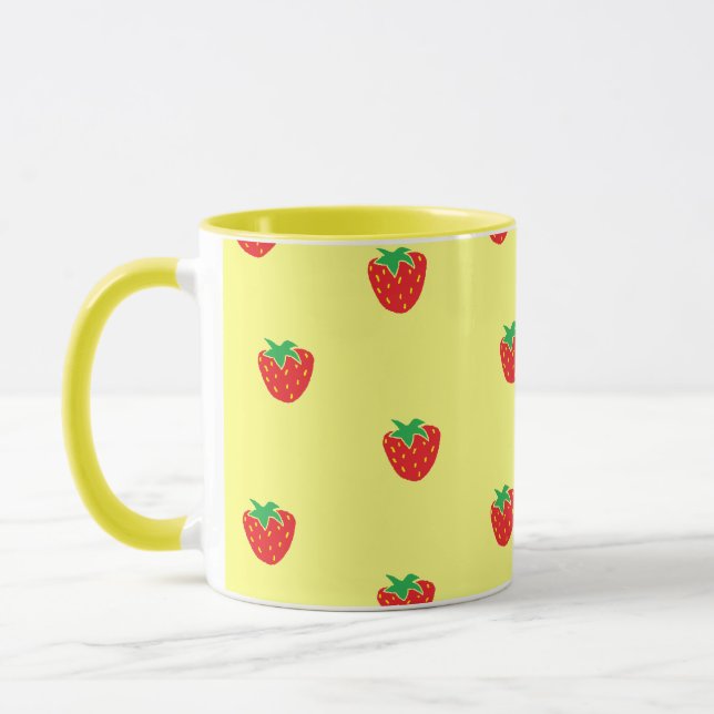 Caneca Amarelo das morangos (Esquerda)