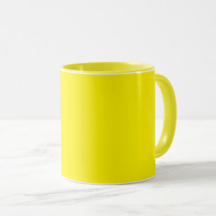 Caneca Amarelo, simplesmente amarelo-sol,