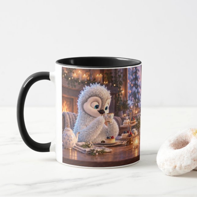 Caneca Amber & Frosty Cozy Cocoa Time (Com Donut)