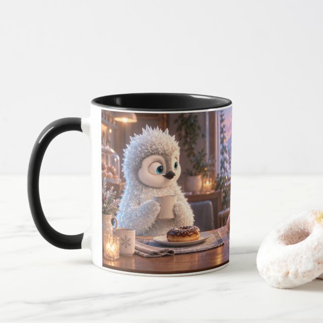 Caneca Amber & Frosty Donut Mountain (Com Donut)