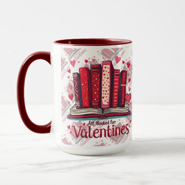 Caneca Ambiente de Leitura Romântica Presente de Valentim (Esquerda)
