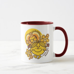 Caneca Ame as flores da luz do sol   & colora-as