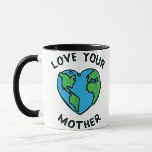 Caneca Ame seu coração da Terra Mãe