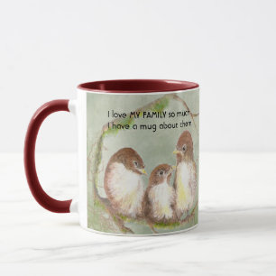 Caneca Ame tanto a minha FAMÍLIA Que divirto-me Citar Mu