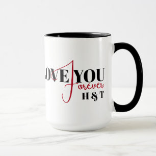 Caneca Ame Você Para Sempre Namorados Foto Personalizada