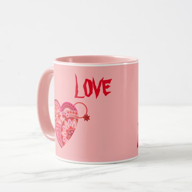 CANECA AMEM MUG PARA AMOR (Frente Esquerda)