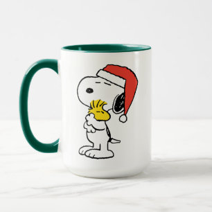 Caneca Amendoins   Abraços de Férias Snoopy & Woodstock