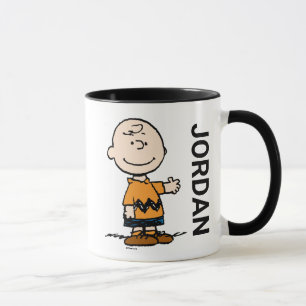 Caneca Amendoins   Charlie Brown   Adicione seu nome