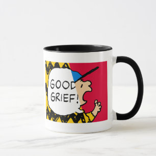 Caneca Amendoins Charlie Brown Boa Sorte Metade