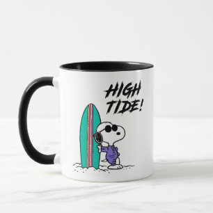 Caneca Amendoins Coluna Alta do Oceano de Snoopy