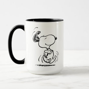 Caneca Amendoins Dança Feliz Snoopy