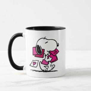Caneca Amendoins   DIA DE OS NAMORADOS   Snoopy Com Dias 