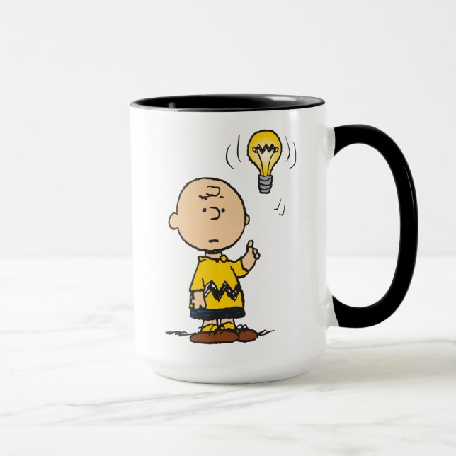 Caneca Amendoins | Ideia da lâmpada de Charlie Brown (Direita)